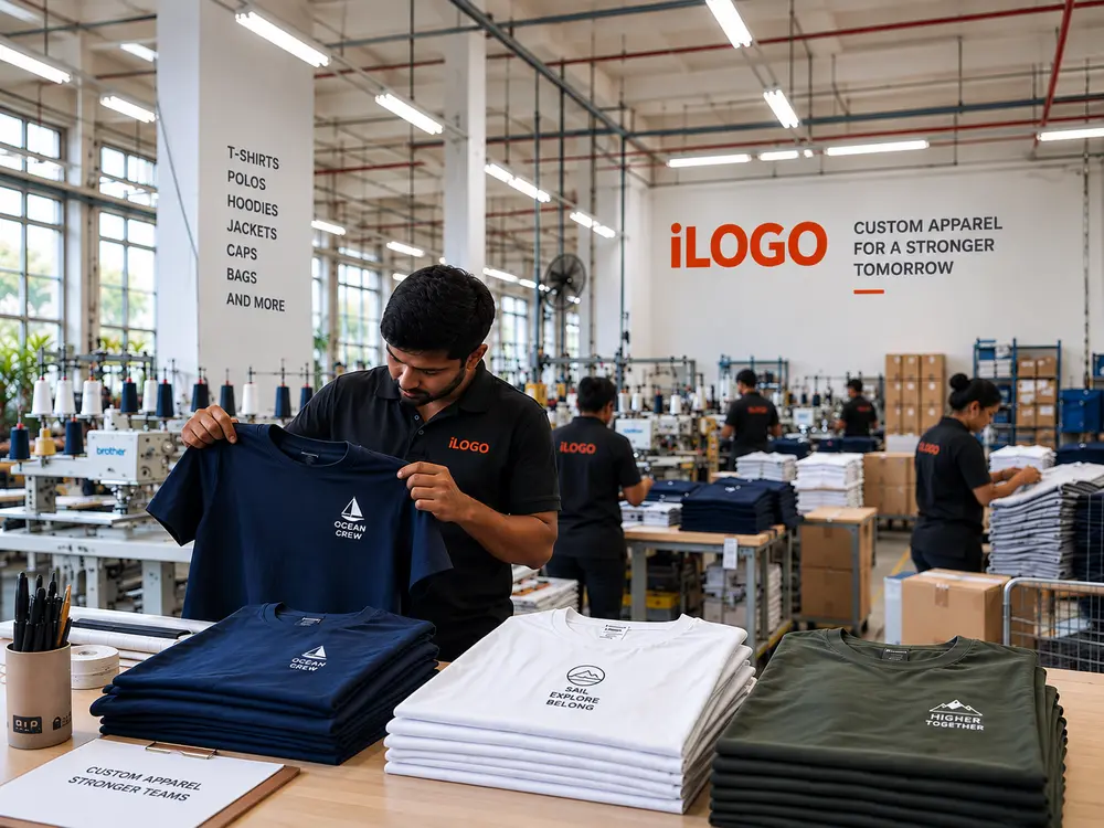 Custom T-shirt manufacturing and tailor-made apparel by iLogo